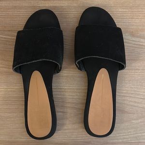 dolce vita shade flat black sandals